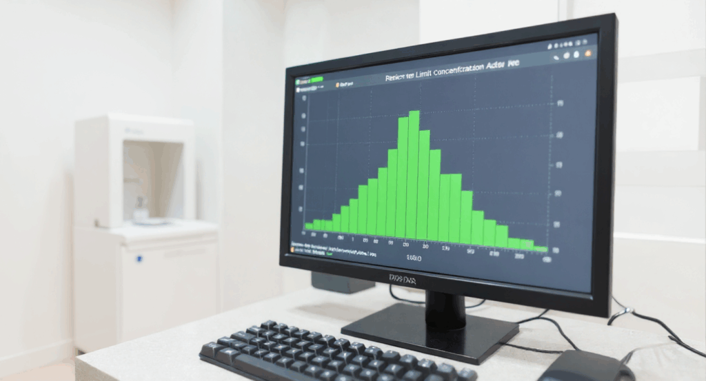 Histograms for Cleaning Validation Data